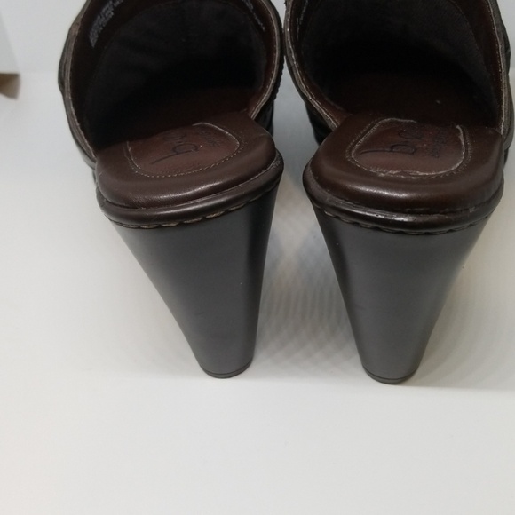 B.O.C brown heel mule CIG14 8/39 M/W - Picture 3 of 4